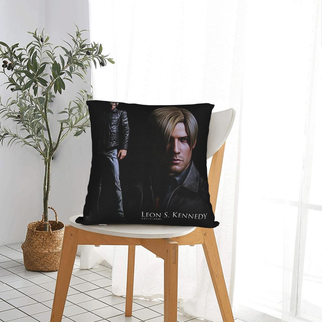 Leon Kennedy Pillow Case Fashion Pillow Cover Comfy Pillowcases For Living Room Sofa