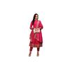 Gosriki Women'S Cotton Blend Solid Anarkali Kurta With Pant & Dupatta (Panchali-Rani-Gs_L_Pink_Large)