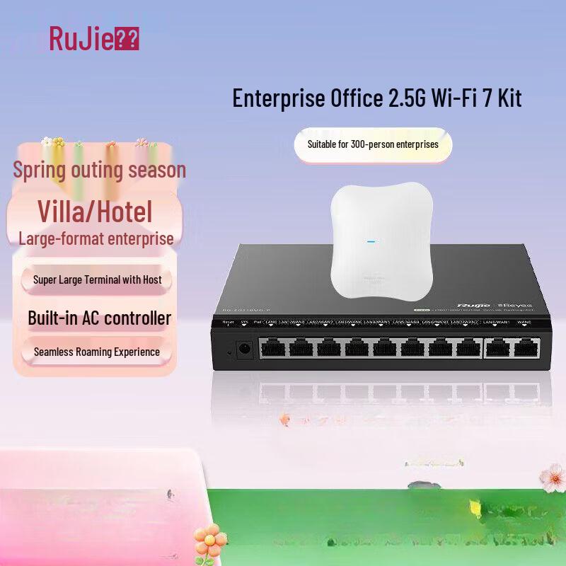 Ruijie 2.5G Ceiling Mount Whole Home WiFi System