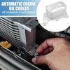 Automatic Engine Oil Cooler No.11427552687 Transmission Heat Exchanger Oil Cooler for Mini Cooper S Aluminum Silver Tone