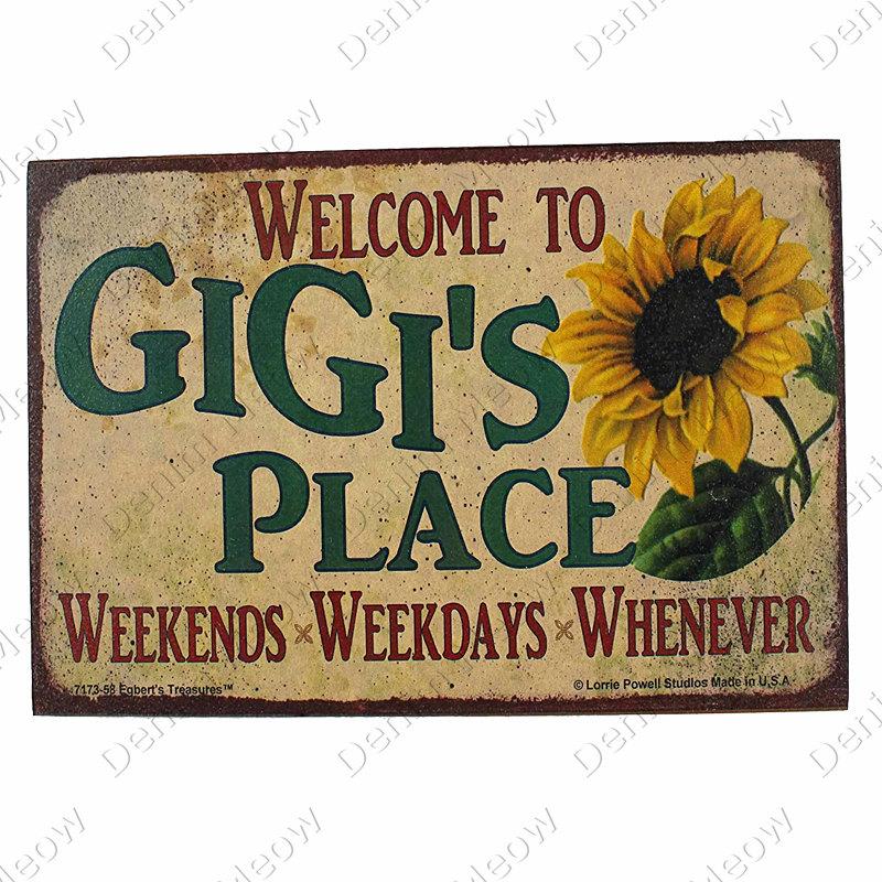 Женская пещерная табличка Добро пожаловать в мой сарай, винтажные металлические вывески, бар, паб, кафе, домашний декор, металлические пластины в пещере для мамы, забавный жестяной постер N368