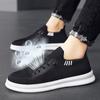 Shoes summer mesh breathable men's shoes new men's thin fly-woven shoes soft sole one pedal sports and leisure trendy shoes