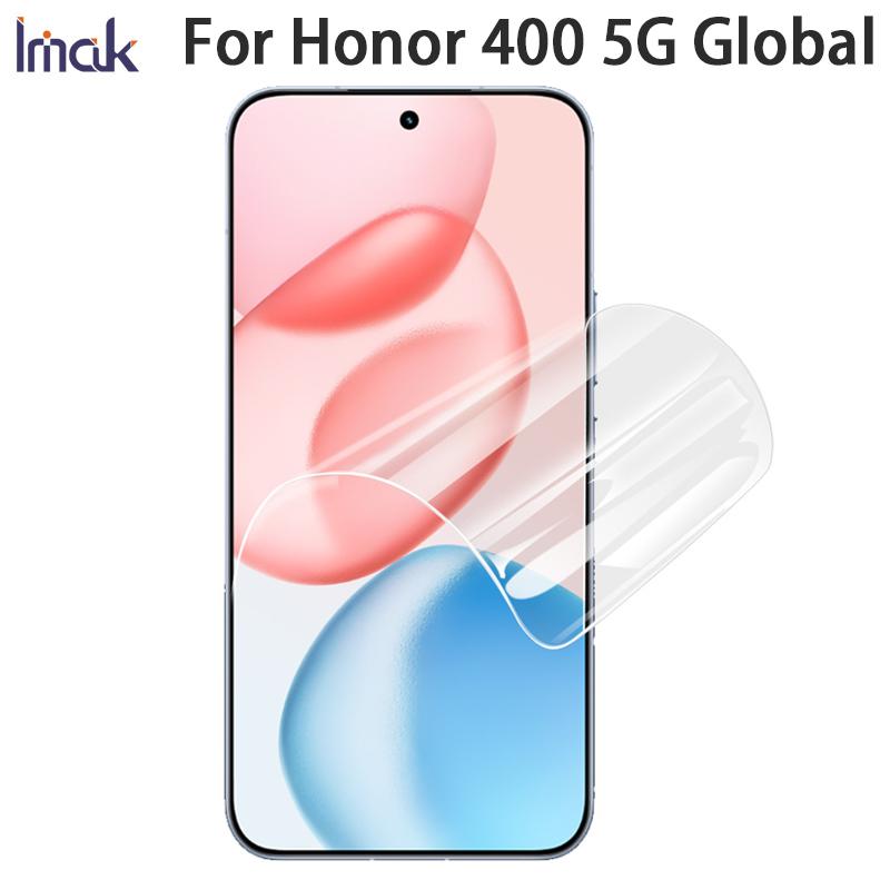 Для Honor 400 5G Global Стекло IMAK Гидрогелевая пленка 4-го поколения Полное покрытие Защитное стекло