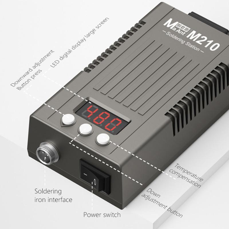 M210 Прецизионная Портативная Сварочная Станция Маленькая Умная Паяльная Станция Мобильный Телефон PCB IC Ремонт Сварочные Инструменты