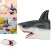 Премиальная плюшевая игрушка-рукавица в виде головы акулы для детей, безопасная и развивающая игра