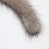 Брелок из натурального меха хвоста норки Fosrion с крючком и кольцом для ключей для официального автомобиля, джипа, грузовика, мотоцикла, мотоцикла, мотоцикла, велосипеда, серый, M, серый
