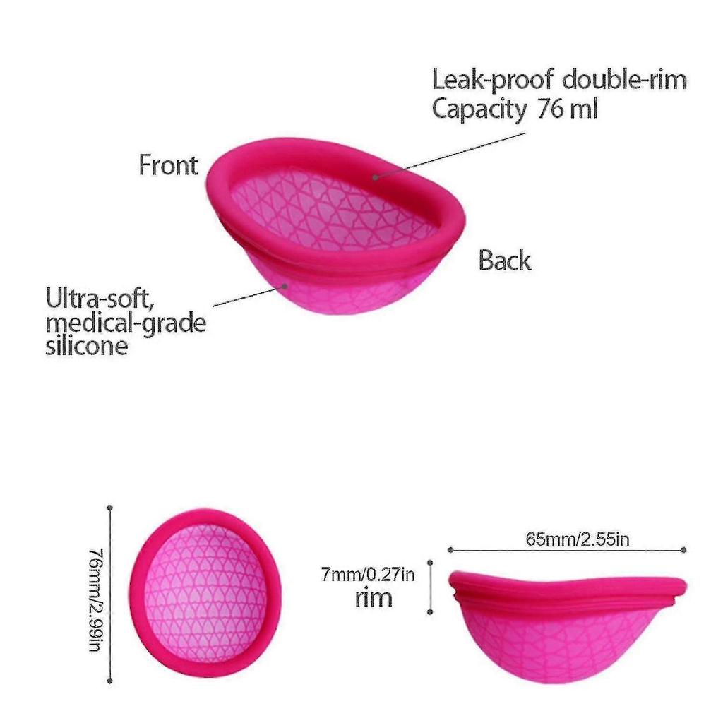 2023 New Menstrual Disc - For Most Comfortable Reusable Period Disc - Removable Stem - Medical-grade Tw