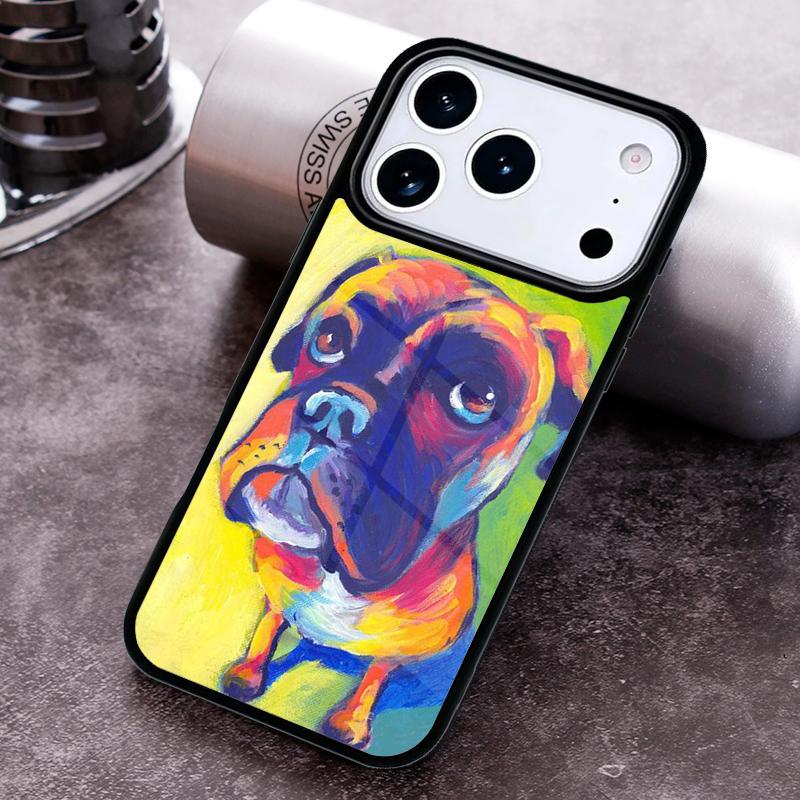Boxer Dog Phone Case For iPhone 17 16 15 14 13 12 11 Pro Max Plus 17Air Soft Silicone Cover