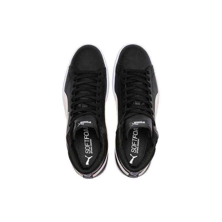 Puma Smash V2 Mid-Top Sneakers Unisex Sneakers Black White 366924-02