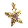 Les Trésors De Lily [G7624] - Позолоченный кулон с аметистом «Butterfly Sublime».