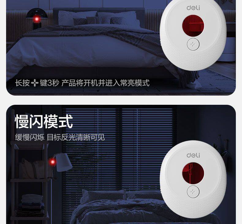 Deli Camera Intelligent Detector Hotel Anti theft Camera Infrared Detection Camera Detector Monitoring Anti peeping