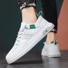 Модные мужские универсальные белые туфли, повседневные, дышащие, с мягкой подошвой, модные, для занятий спортом на открытом воздухе и бега