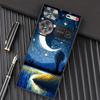 Capa For ZTE Nubia Z60 Ultra Starry Night Moon Leather Phone Case For Nubia Z50S Pro Soft Silicone Bumper Phone Cover For Nubia Z60 Z50 Ultra Fundas