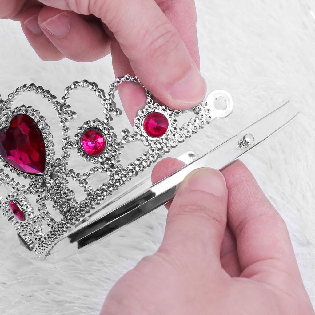 5Pcs Cute Kids Tiara Crown Set Girls Dress Up Party Headband Accessories Queen Princess Headdress Festive Children Headwear