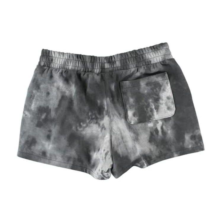 Adidas Оригинальные свободные прямые повседневные шорты с принтом тай-дай, женские шорты черного цвета GE5252