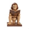Nordic Design Reading Lion Figurine Art Sculpture Table Centerpiece Statue Ornament for Entryway