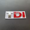 3D Металлический Логотип Значок TDI На Решетку Радиатора Автомобиля Наклейка На Крышку Багажника Для VW Golf 4 6 7 MK6 Polo Jetta Passat Аксессуары