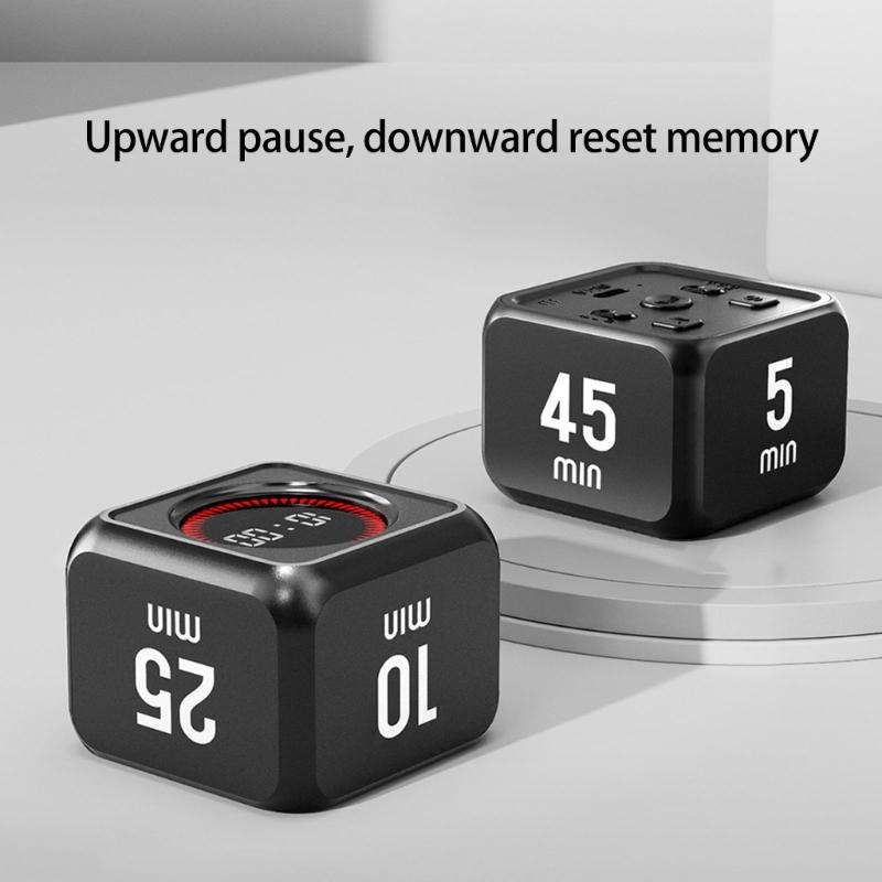 Датчики гравитации Таймер продуктивности Цифровой таймер обратного отсчета со светодиодным дисплеем Гаджет для управления временем Кухонный инструмент