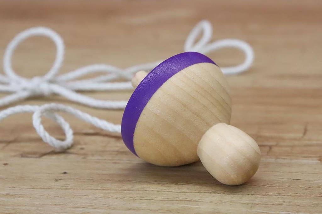 Мини-мини японская традиционная деревянная игрушка для метания волчков набор из 10 штук для коммерческого использования