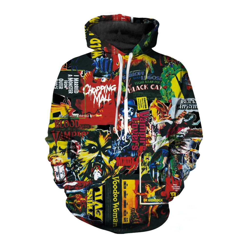 Худи с 3D-печатью головы лисы-волка BF, звездное небо, тигр, Альянс Marvel, спортивная одежда для пары