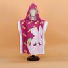 Children Bath Towel Cartoon Printing Kids Beadch Hooded Bath Wrap Poncho Quick-drying