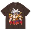 230 Gsm 100% Cotton Dragon Ball V11 Goku Ultra Print Unisex Heavy Cotton T Shirt