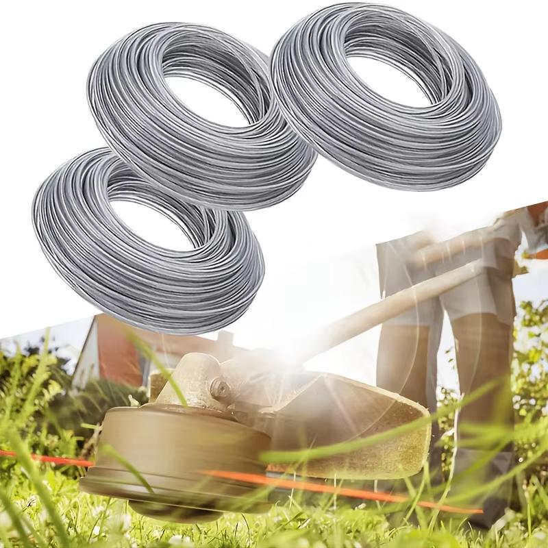 Heavy Duty Serrated Edge Trimmer Line Steel Inner Core Sharp Cutting Weed Wacker Accessory for Garden Lawn Yard Weeding