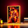 Аниме Фигурка One Piece Фото Рамка Световая Кисть Фигурки Действия Зоро Луффи Светодиодный Ночник Декор Комнаты Рождественские Подарки Лунная Лампа
