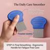 Stainless Steel Lice Comb Set Pack of 4 Durable Nit Removers for Family Use Professional Hair Care Tools for Adults and Kids