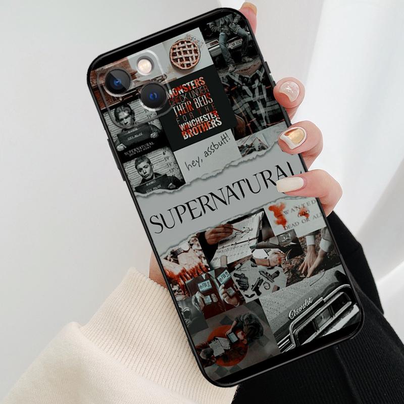Сверхъестественный чехол для телефона для iPhone 17 Pro Max 14 13 12 11 15 16 Pro Max mini 16 15 Plus 16e 17 Air Cover