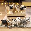 Dog Plush Toy High Elegent Style Simulation Strong Flexibility Washable Kids Party Gifts Pug Gifts Bulldog For Household Decoration