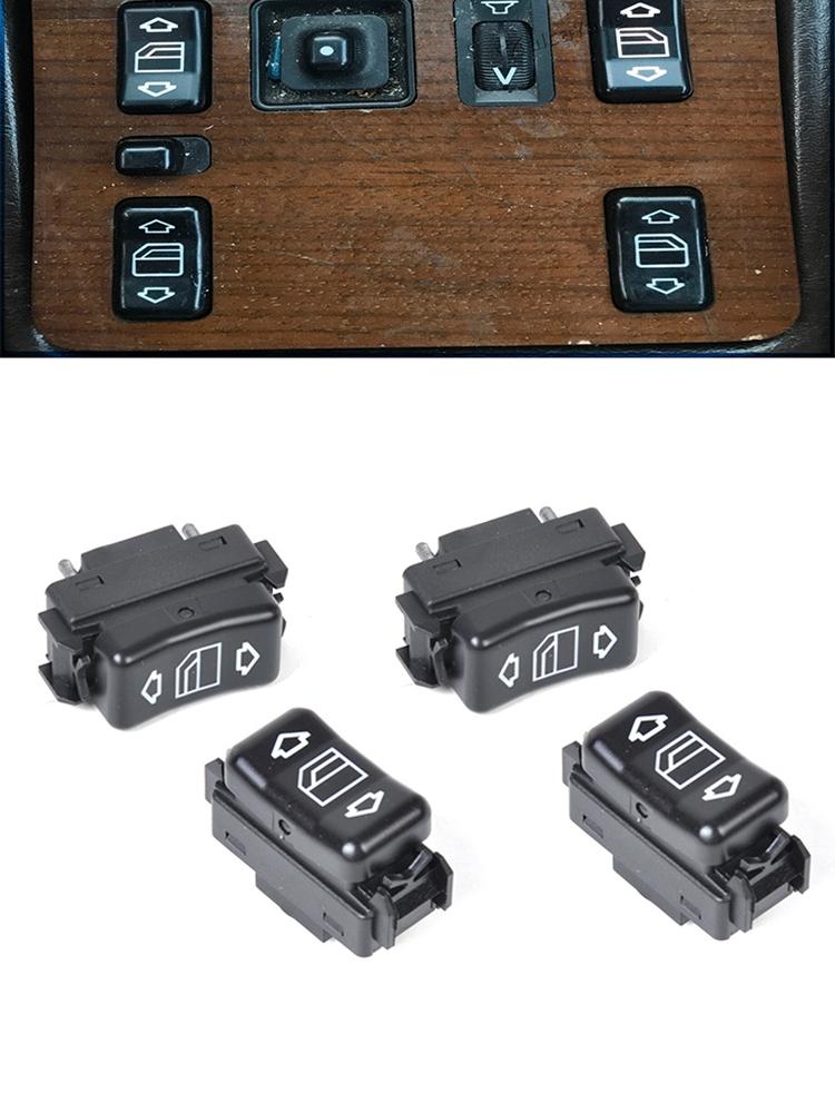 4x для MERCEDES W124 W126 W201 ПЕРЕКЛЮЧАТЕЛЬ СТЕКЛА КОНСОЛИ 1248204510 1248204610
