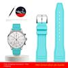 Быстросъемный ремешок для часов 20 21 22 мм Для IWC IW388109 IW387901 фторкаучук Mark 18 Portugal ремешок для часов Пряжка из нержавеющей стали