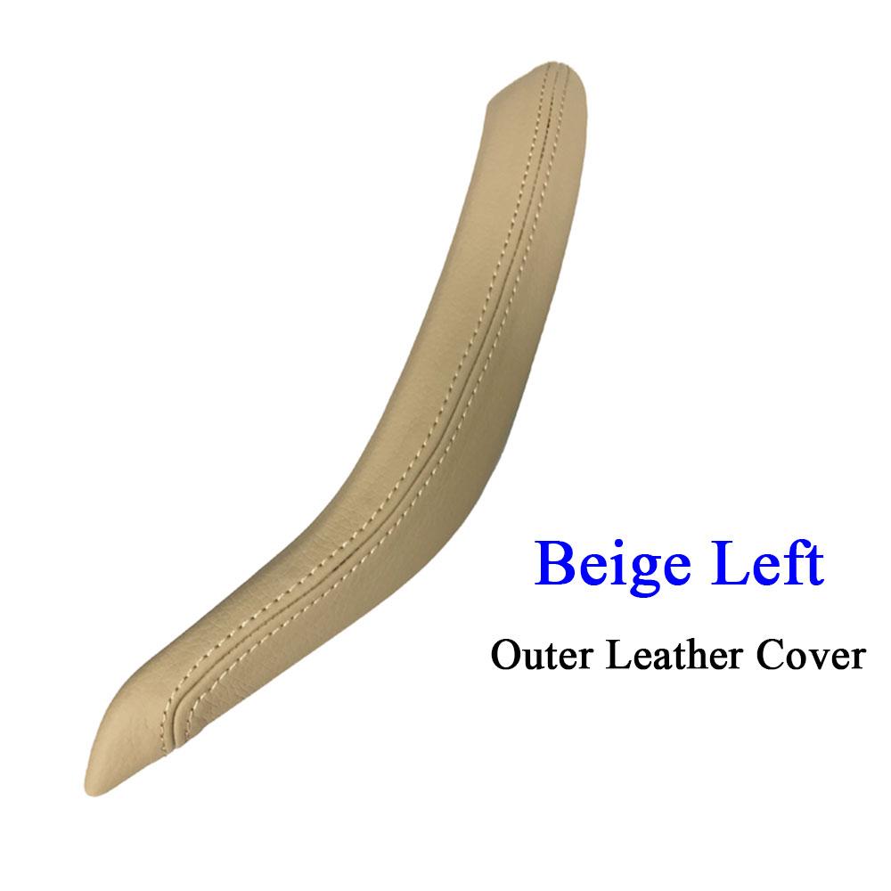 F15 F16 черная внутренняя кожаная ручка пассажирской двери, внешняя крышка, замена накладки для BMW X5 X6 2014 2015 2016 2017