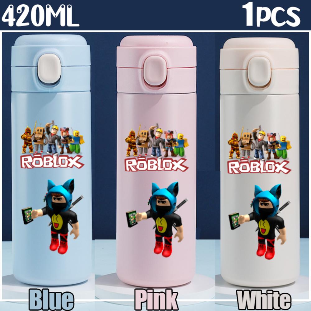 420ML Gourde Roblox Game Straight Drinking Cup Anime Water Bottle DynaBlocks 304 Stainless Steel Thermos Cup Holiday Gifts