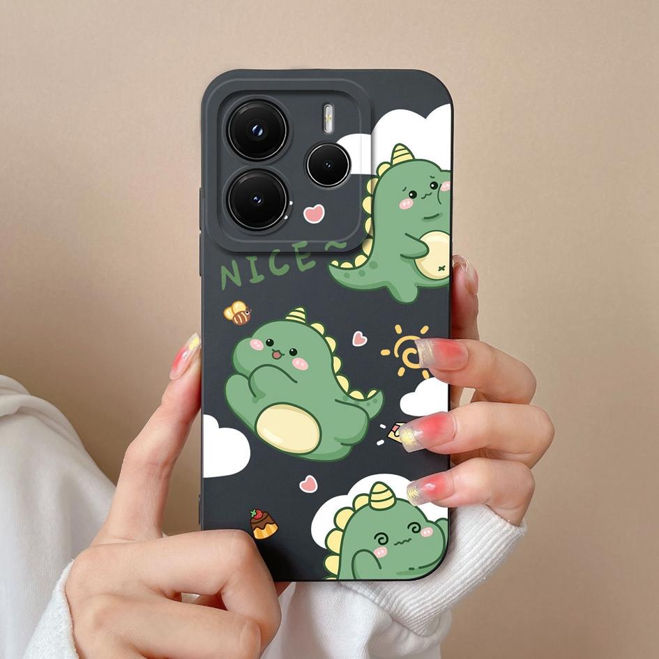 Для Redmi Note 12R 12Turbo 11 12 14 12S 11S 11E 14S 11T Pro Plus 4G 5G чехол для телефона Naughty Dinosaur Advanced силиконовый защитный корпус для Redmi Capa