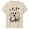 I Love My Maltipoo Dog Breed Pet Graphic T-Shirt