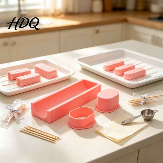 Cookie And Fudge Molds Cake Pop Mold Set DIY Oval Shape Baking Molds Durable Birthday Party Dessert Tools PLA for Parties Weddings Pastry Making Kit