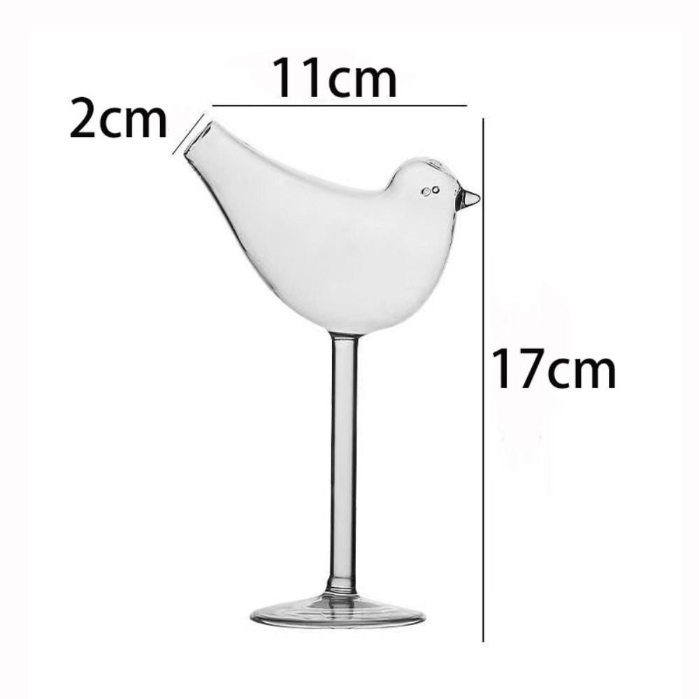 Бокал для сока в форме птицы, креативные бокалы для вина, молекулярная гастрономия, стеклянный бокал, для дома