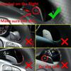Aluminum Car Steering Wheel Shift Paddles Extensions Fit For Mercedes Benz A B E R Class(Black)