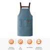 Waterproof Apron Large Pocket Oil-proof Dust-proof Kitchen Cooking Apron with Adjustable Strap Universal Chef Apron for Butchers Painters