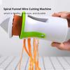 1 шт., сверхмощная спиральная нарезка для овощей, спиральная нарезка для овощей, резак для цуккини, пасты, лапши, спагетти, многофункциональное использование