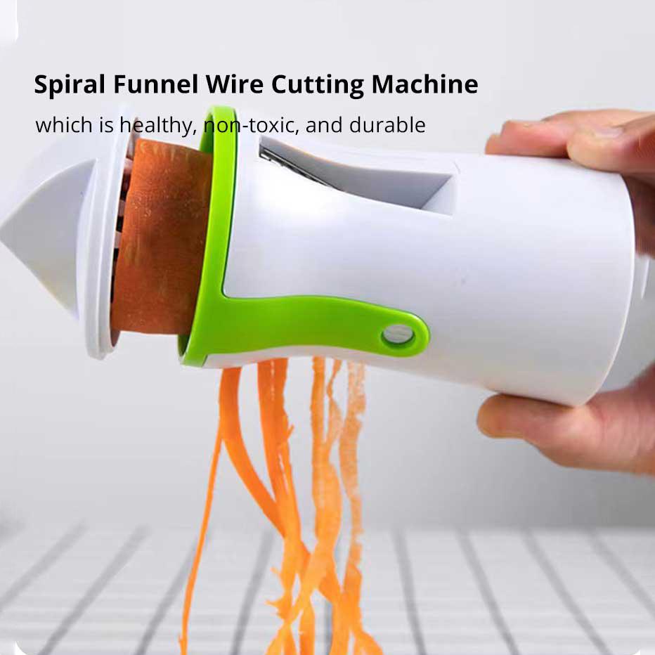 1 шт., сверхмощная спиральная нарезка для овощей, спиральная нарезка для овощей, резак для цуккини, пасты, лапши, спагетти, многофункциональное использование
