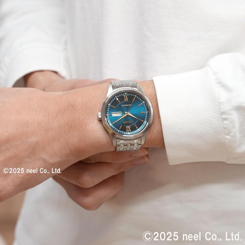 Механические часы Citizen Collection NY4050-71L Сапфировое стекло День недели/Дата Прозрачная задняя крышка