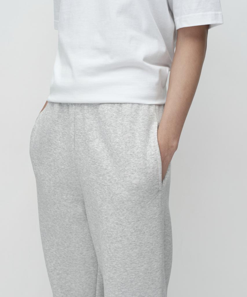 MUSINSA STANDARD Brushed Lounge Sweatpants [Melange Light Gray]