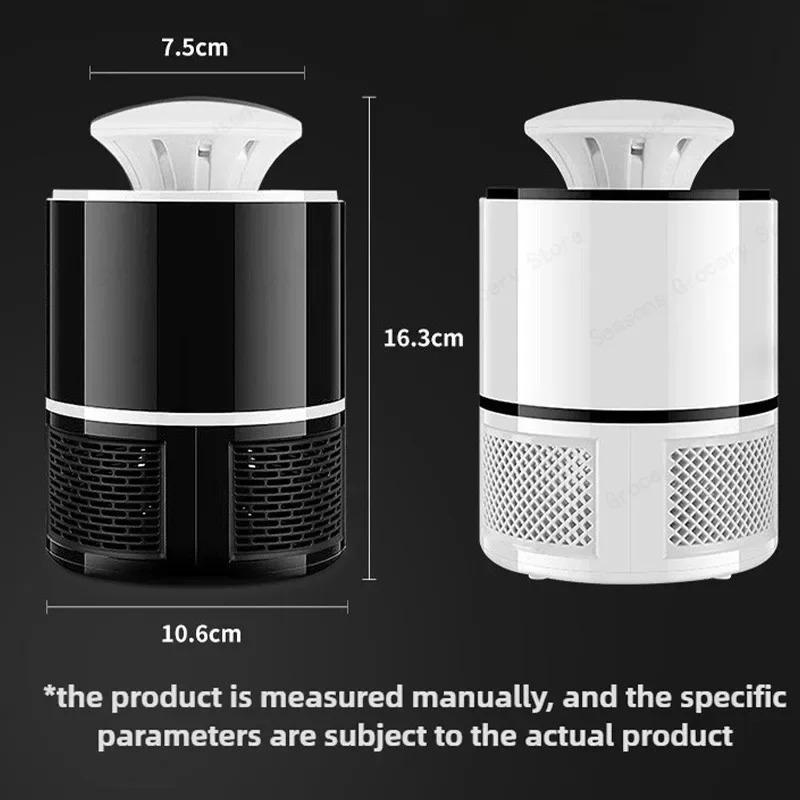 Мини USB-лампа для уничтожения комаров, бесшумная УФ-ловушка для насекомых, электрическая мухоловка, портативное средство от насекомых, безопасно для детей, для дома, офиса, улицы