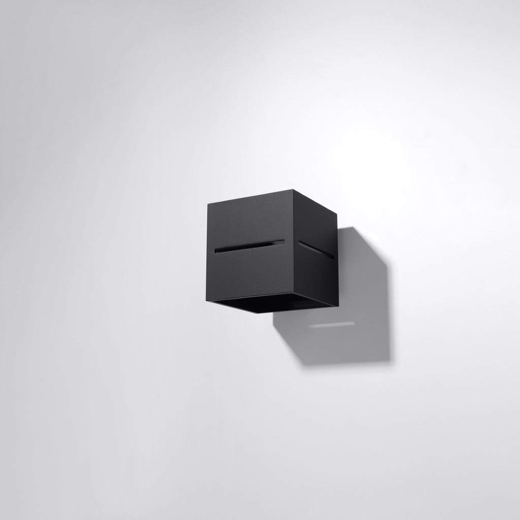 Kinkiet Lobo 1 G9 Czarny Alu Sollux Sl.0204