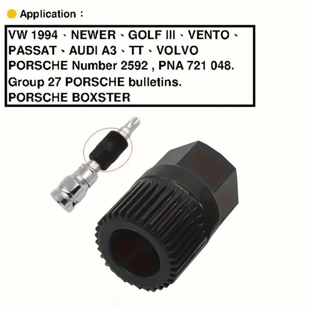 Инструмент для снятия шкива генератора с шестигранником на 33 зуба, шкив свободного хода муфты генератора, аксессуары для инструмента для разборки