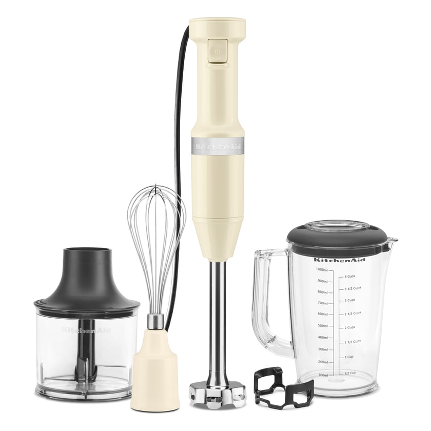 Kitchenaid 5Khbv83 Hand Blender with Accessories Color: Cream Gloss