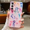 Летний чехол для телефона с морской тематикой для Samsung S26 S25 S24 Ultra S23 S22 S21 FE A15 A16 A17 A35 A36 A37 A54 A55 A56 A57 5G Мягкий чехол с текстурой кожи